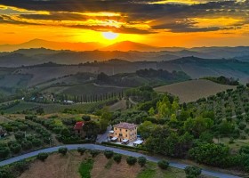 Villa Bussola in Le Marche, Italie villa bussola prachtige ligging Agriturismo Villa Bussola  30pluskids