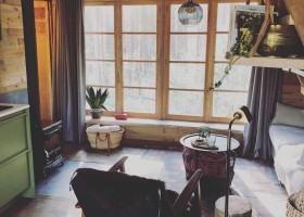 Treelodge in de Kempen, Belgie interieur Treelodge 30pluskids