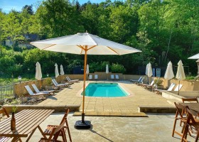 Petite Vallee in de Dordogne, Frankrijk zwembad Petite Vallée 30pluskids