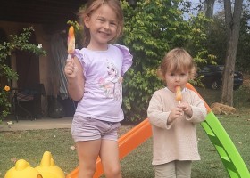 La Chouette in de Gers, Frankrijk Genieten van een ijsje 2 La Chouette 30pluskids