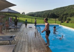 Domaine du Merlet in de Lot-et-Garonne, Frankrijk zwembad Domaine du Merlet 30pluskids