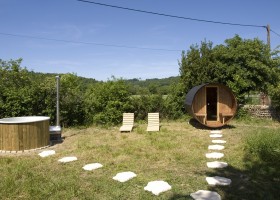 Domaine Saint Esselin in Larreule, Frankrijk sauna Domaine Saint Esselin 30pluskids