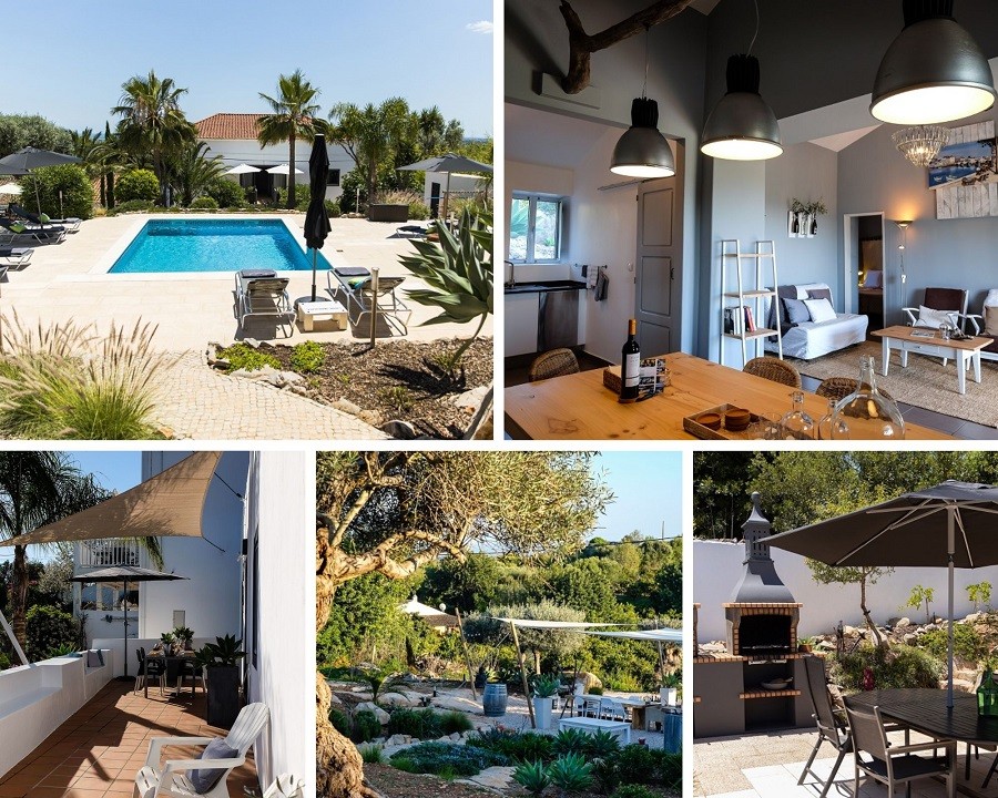 Casa Verdazul in de Algarve, Portugal collage