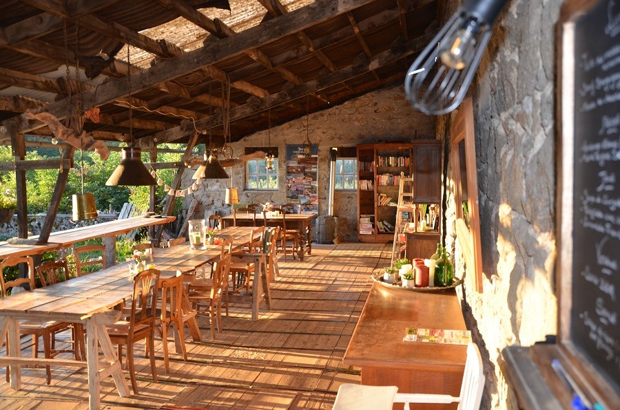 3Etangs in de Auvergne, Frankrijk restaurant