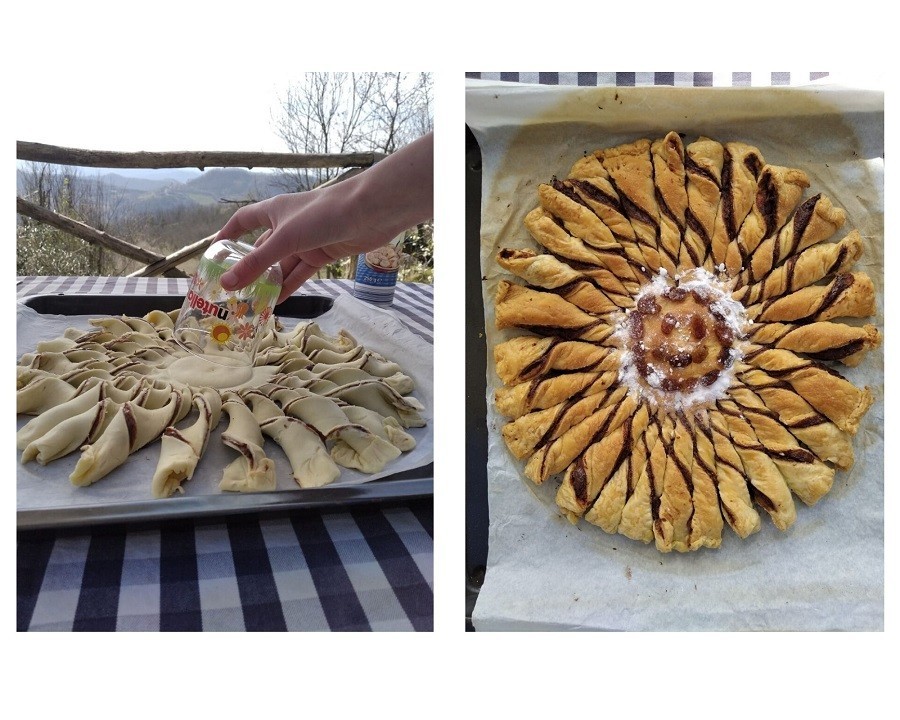 Agriturismo Crose in Piemonte, Italie recept Nutella-zon