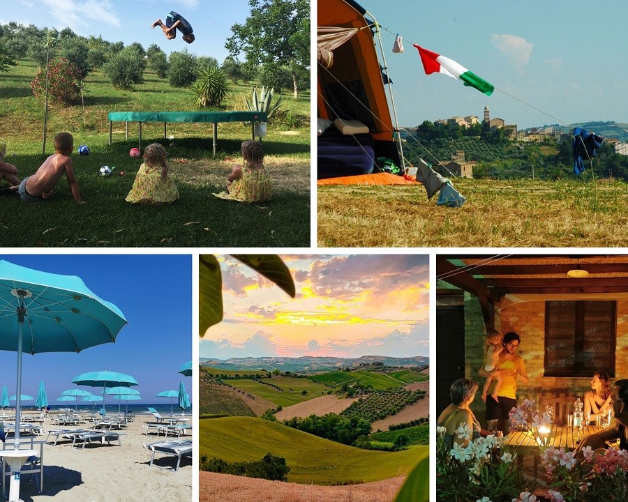 Agriturismo Villa Bussola, Italie collage juni 2023