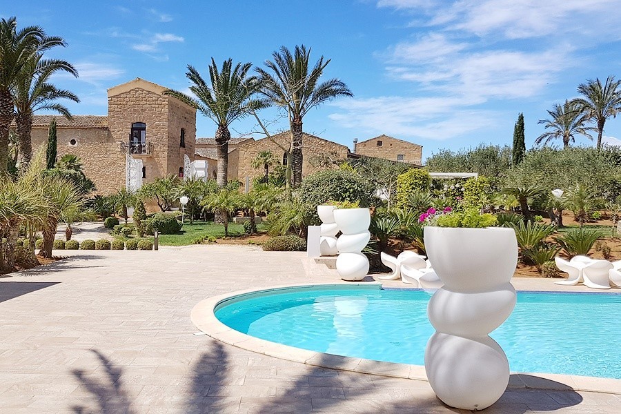 Borgo delle Olive opSicilie, Italie zwembad