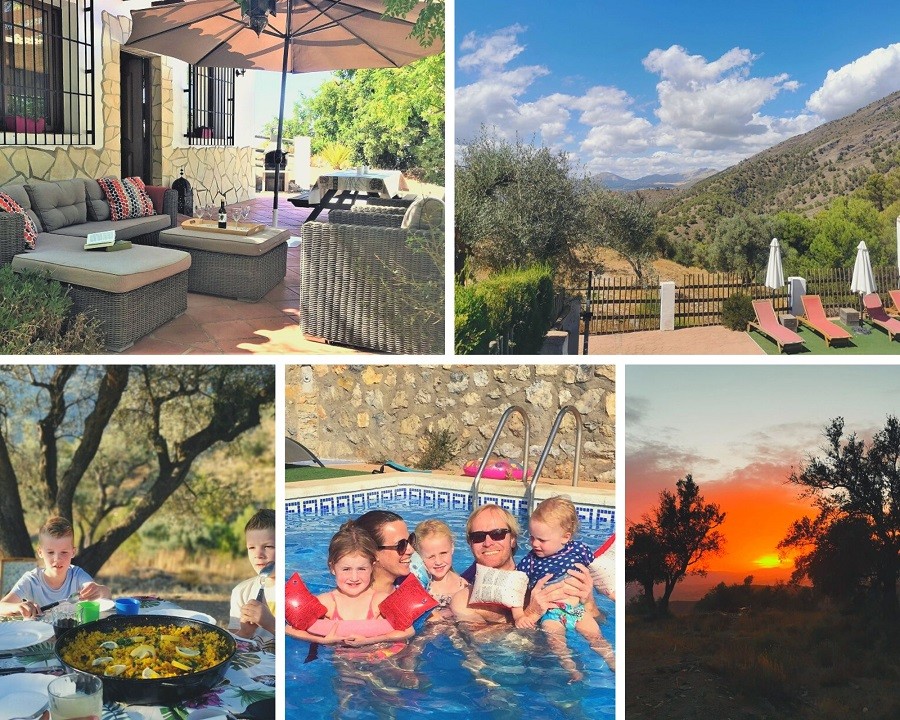 Casa Lobera in Andalusie, Spanje collage