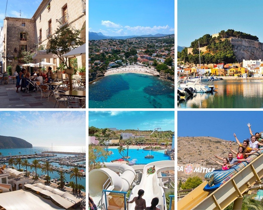 Casa Morisca Costa Blanca, Spanje collage omgeving nov 2023