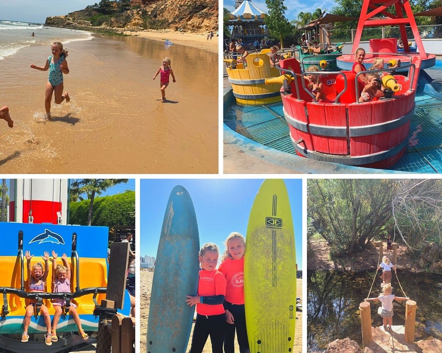 Casa Porta Azul in de Algarve, Portugal collage activiteiten