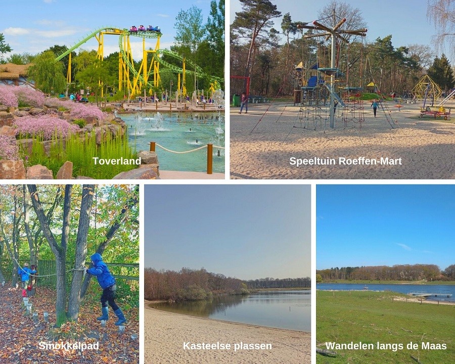 De Rozenhorst in Limburg, Nederland collage omgeving