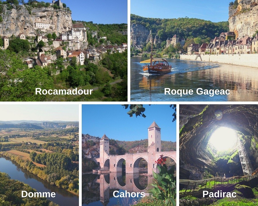 Domaine de Montsalvy in de Lot, Frankrijk omgeving