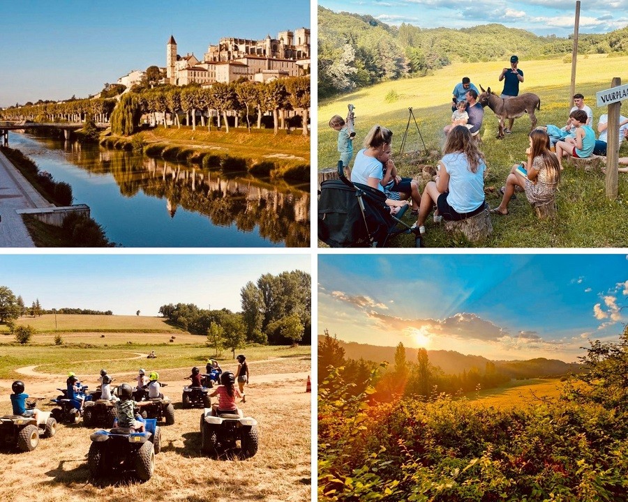 Domaine la Douce France omgeving collage