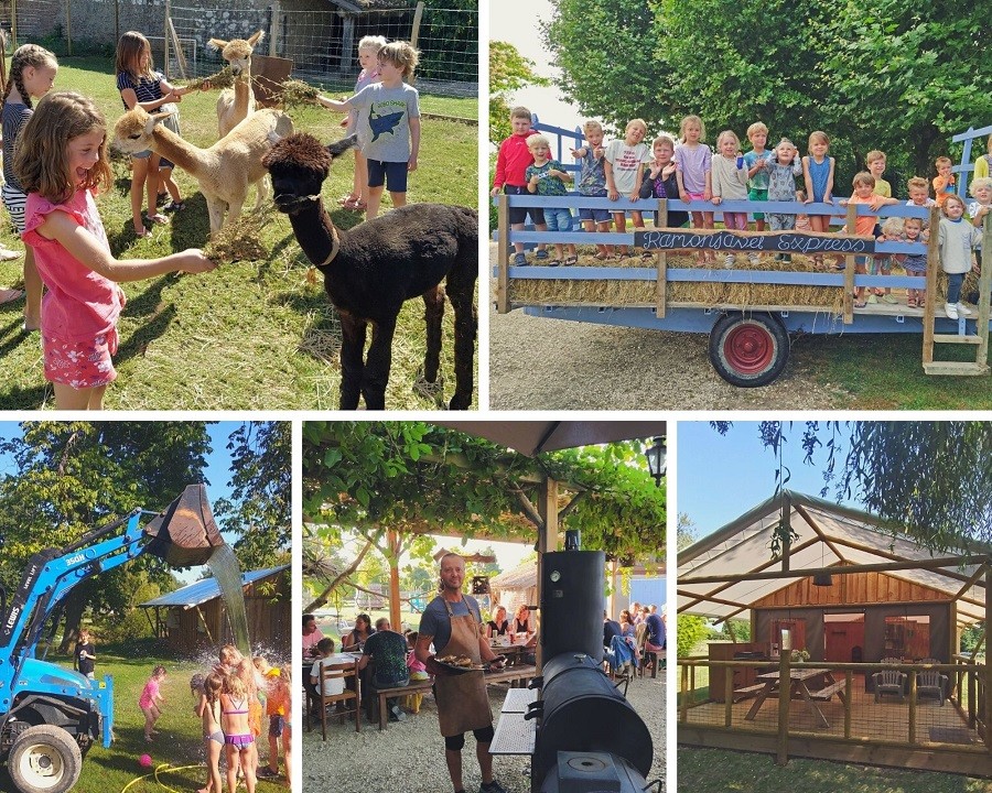 Domaine Ramonjavel in Fongrave, Frankrijk collage