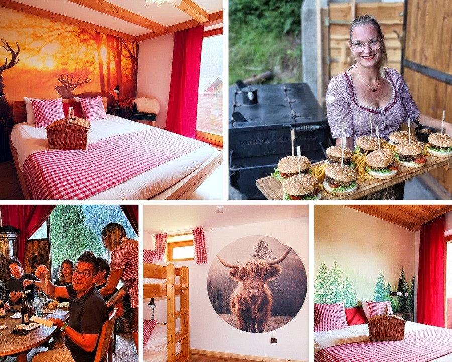 Haus Waldruhe in Mallnitz, Oostenrijk collage