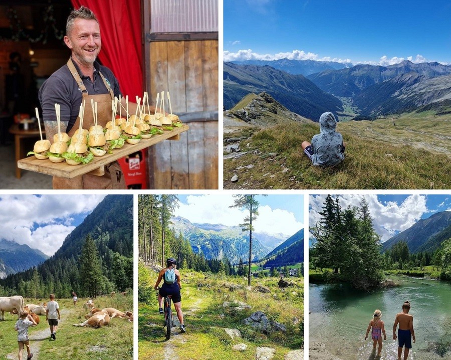 Haus Waldruhe in Mallnitz, Oostenrijk omgeving collage