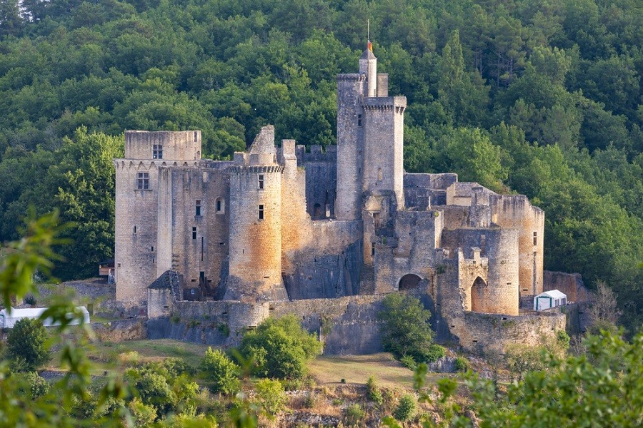 Kasteel van Bonaguil in Frankrijk
