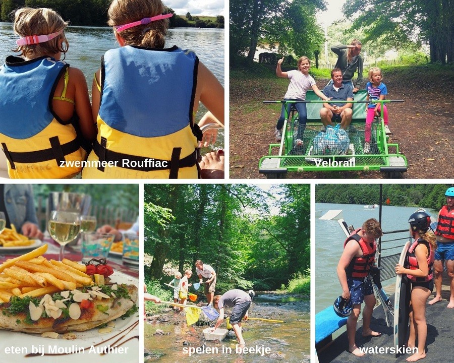 La-Bastide in Coussac-Bonneval, Frankrijk omgeving collage