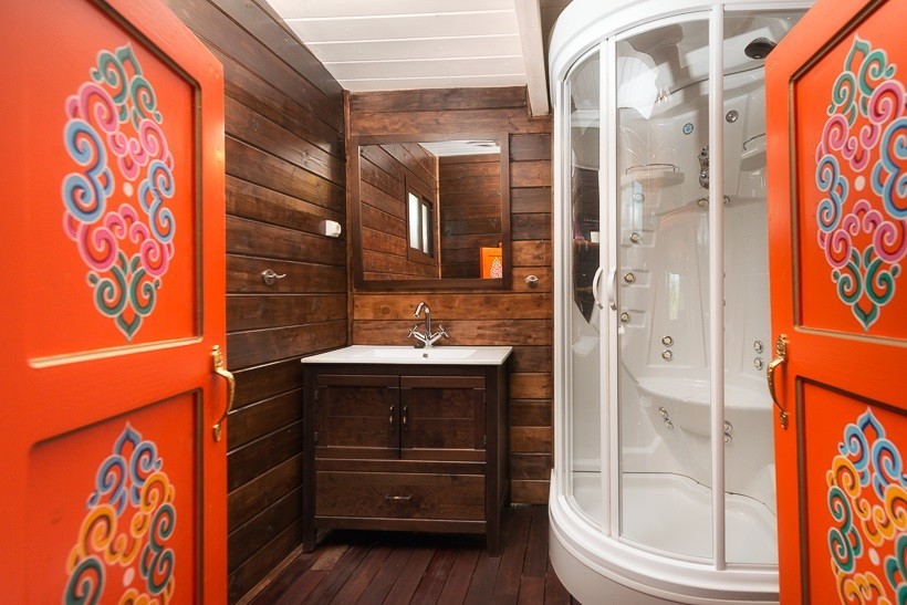 La Casita Vakantiehuizen La Granja di Antonio glamping in Andalusie, Spanje badkamer