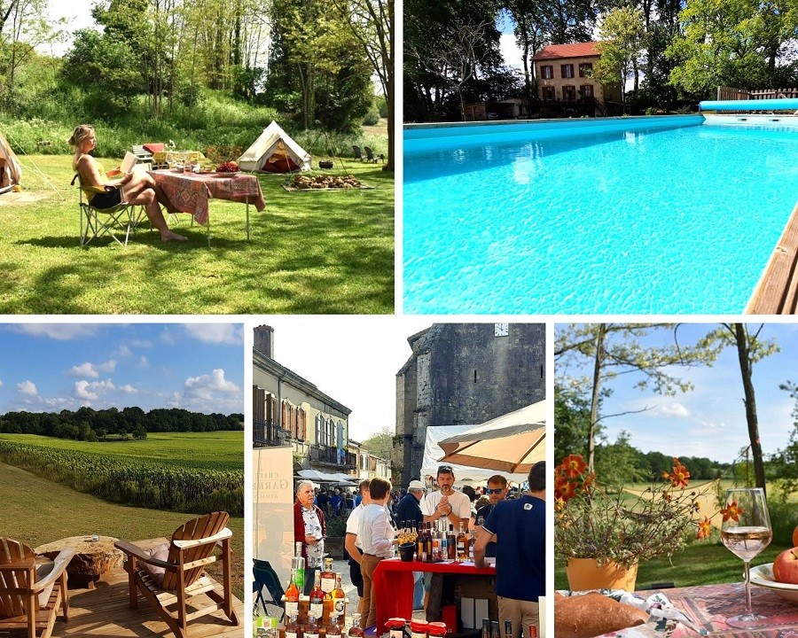 La Chouette in de Gers, Frankrijk collage 2 2024