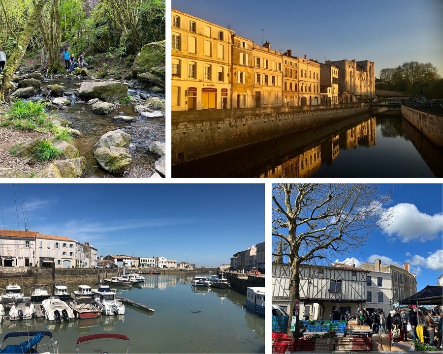 La Grosse Talle in Sepvret, Frankrijk collage omgeving