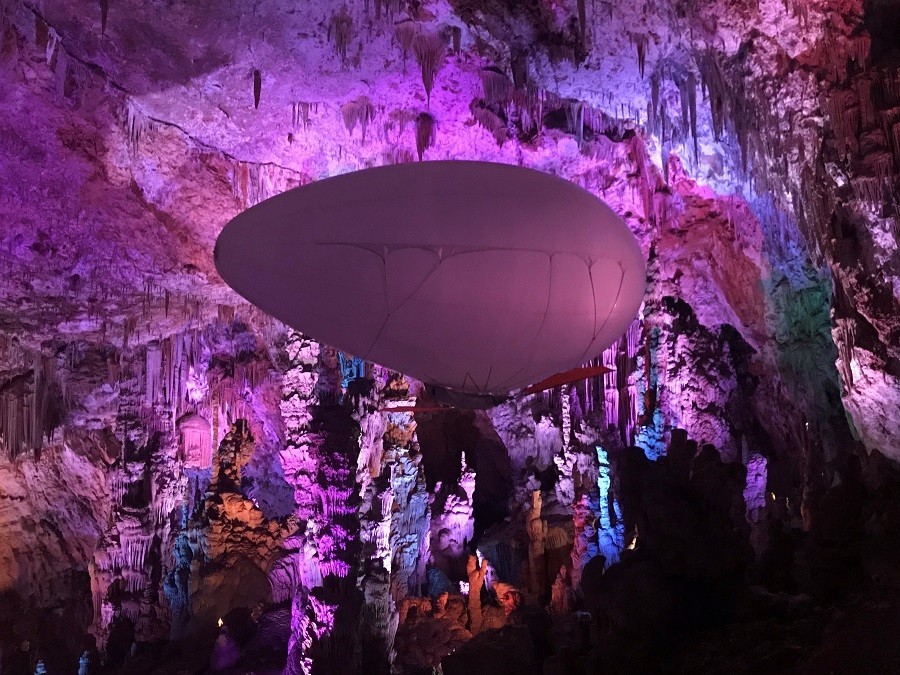 La Vallee Verte in de Gard Languedoc-Roussillon, Frankrijk grotte la salamandre