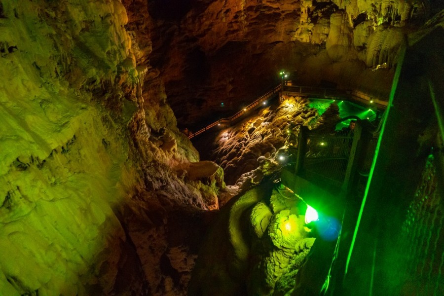 Le Gouffre de Padirac cave in Frankrijk