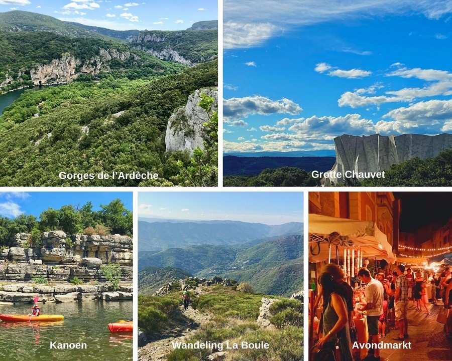 Le Moulin de Lande in de Ardeche, Frankrijk activiteiten
