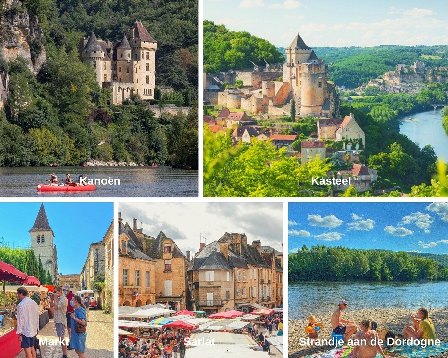 Petite Vallee Coux et Bigaroque, Frankrijk omgeving collage