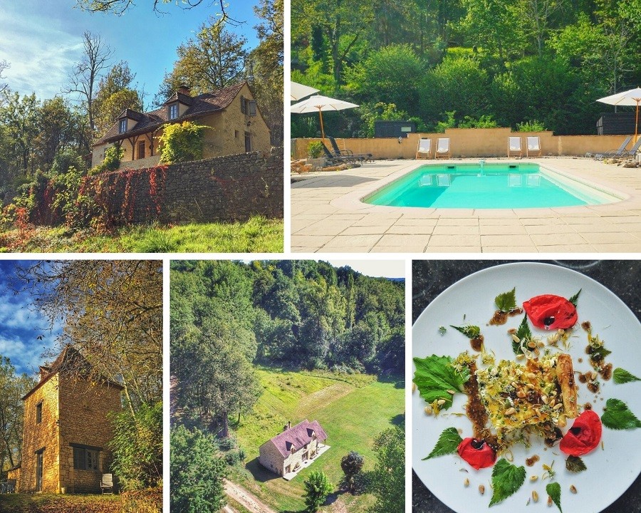 Petite Vallee in Coux et Bigaroque, Frankrijk collage