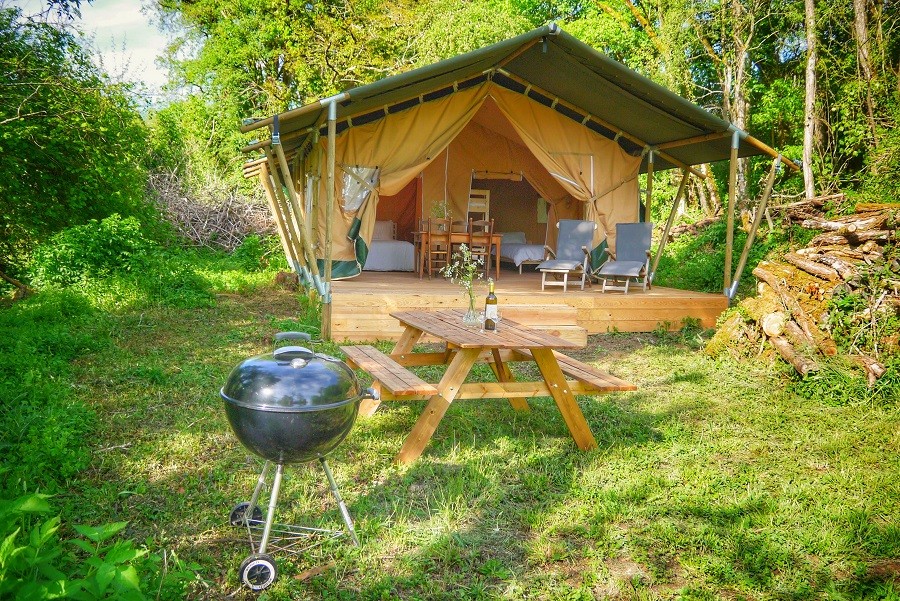 Petite Vallee in Coux-et-Bigaroque, Frankrijk safaritent