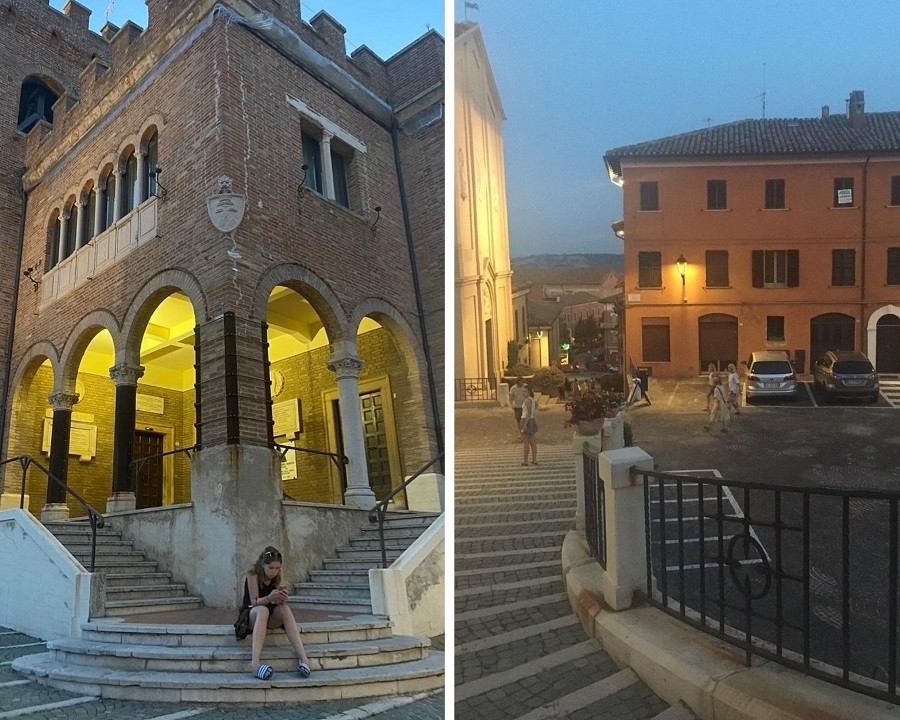 Vakantie in Le Marche, Italie Mondolfo compilatie