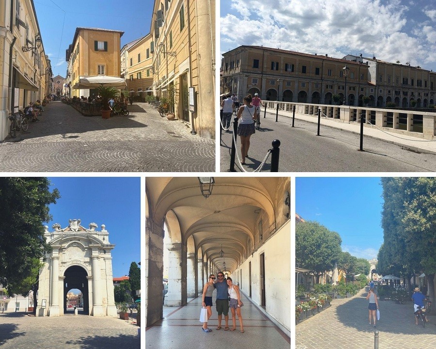 Vakantie in Le Marche, Italie Senigallia stad compilatie