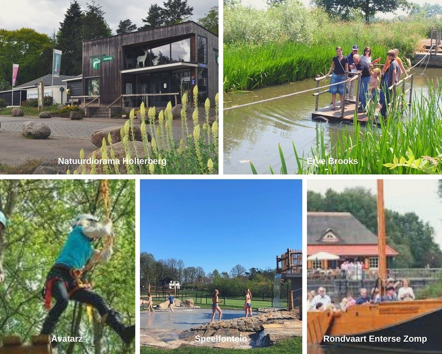 Vakantiepark Kleilutte, Italie omgeving en activiteiten collage