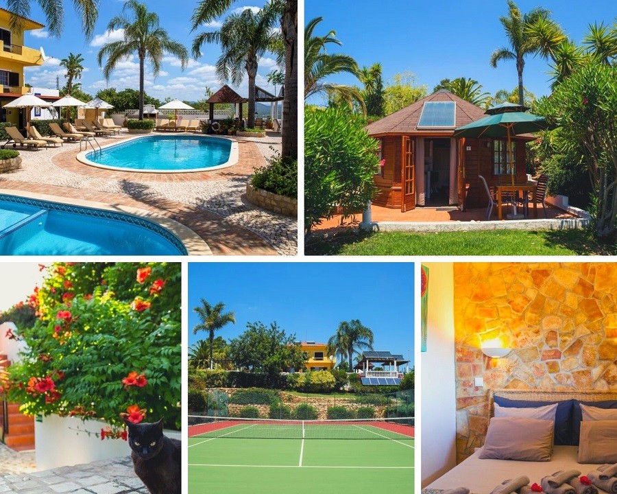 Vila do Ouro in de Algarve, Portugal collage