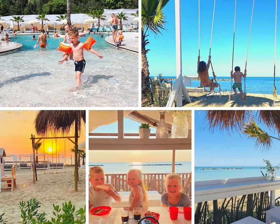 Villa Alwin Beach Resort in Cupra Marittima, Italie collage