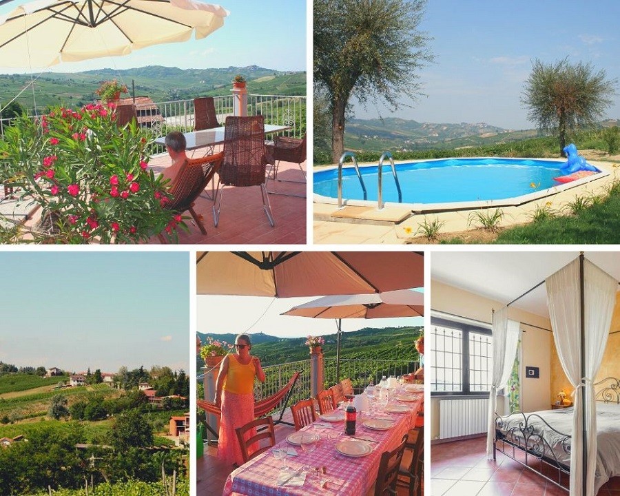 Villa I Due Padroni,  Italie collage