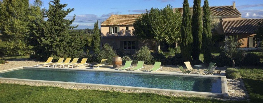 Villardeche in de Ardeche, Frankrijk Cypres des Vignes