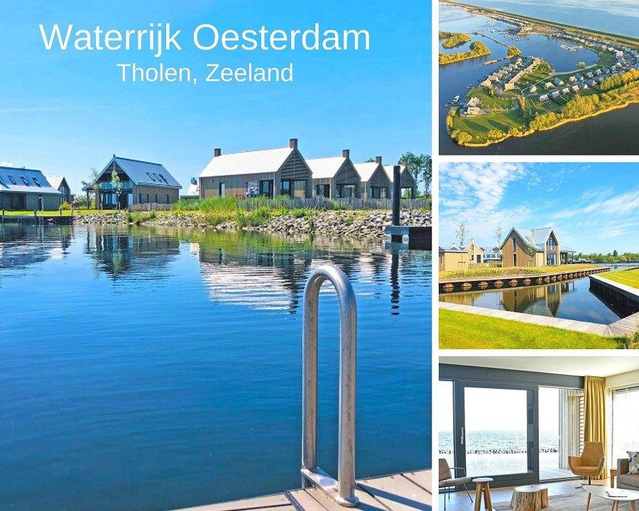 Waterrijk Oesterdam in Tholen, Zeeland in Nederland