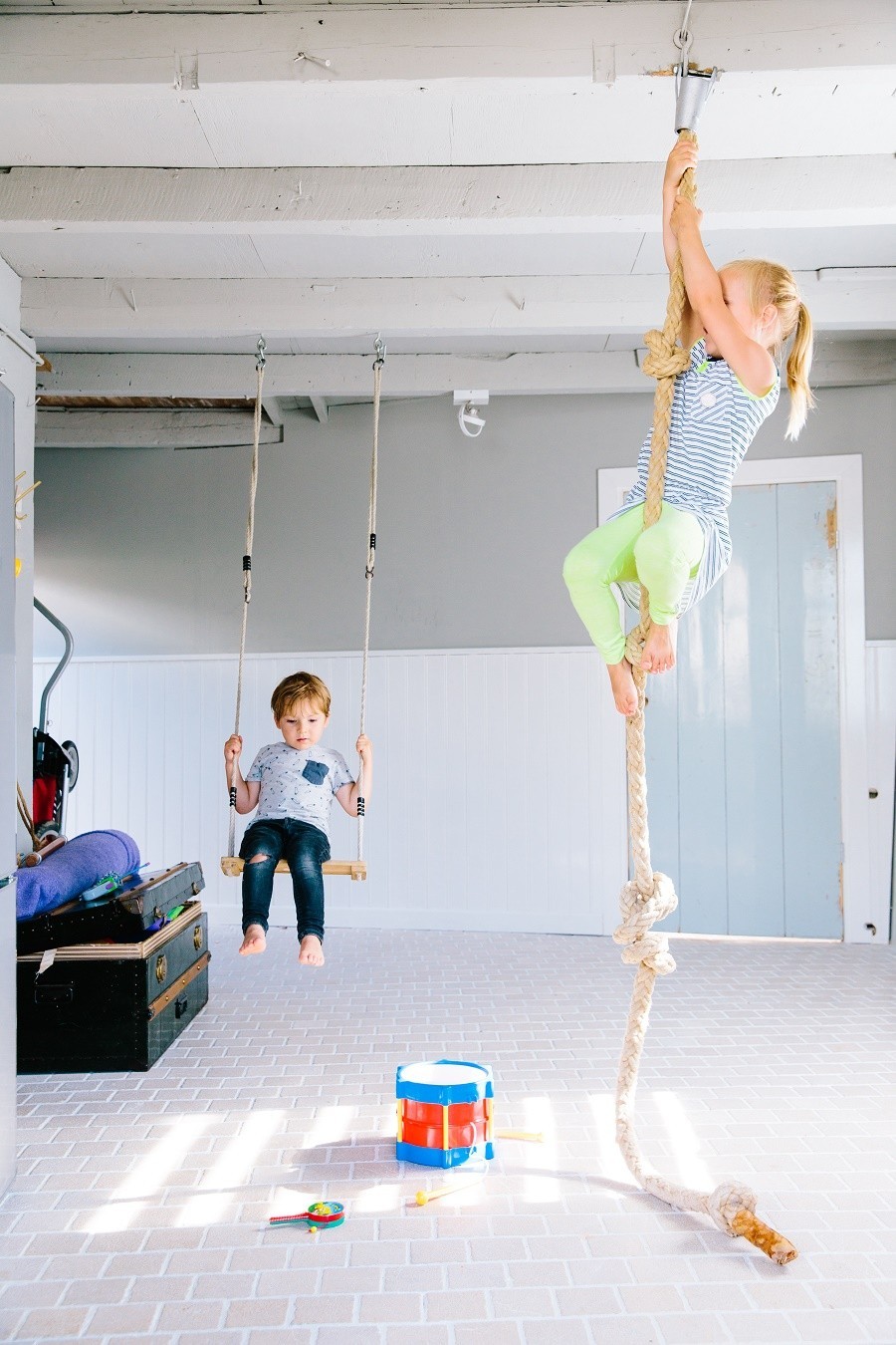 Ziltvloed in Zeeland, Nederland speelschuur